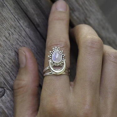 Moon Dew Moonstone Ring-Your Soul Place